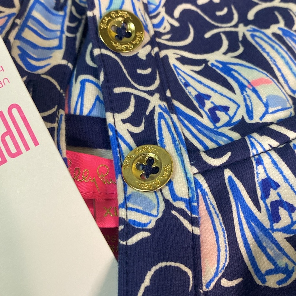 LILLY PULITZER sails & stripes captain pullover top size XL new with tags - Picture 9 of 9